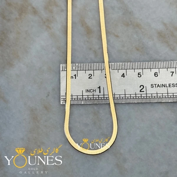 گردنبند هرینگبون نفرتیتی طلا